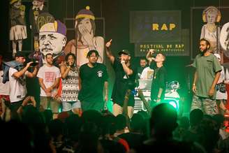 Artistas na edição do ano passado do Festival Terra do Rap. Neste ano, 10 selecionados farão mentoria.